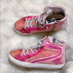 Pink Golden Goose High Tops 37
